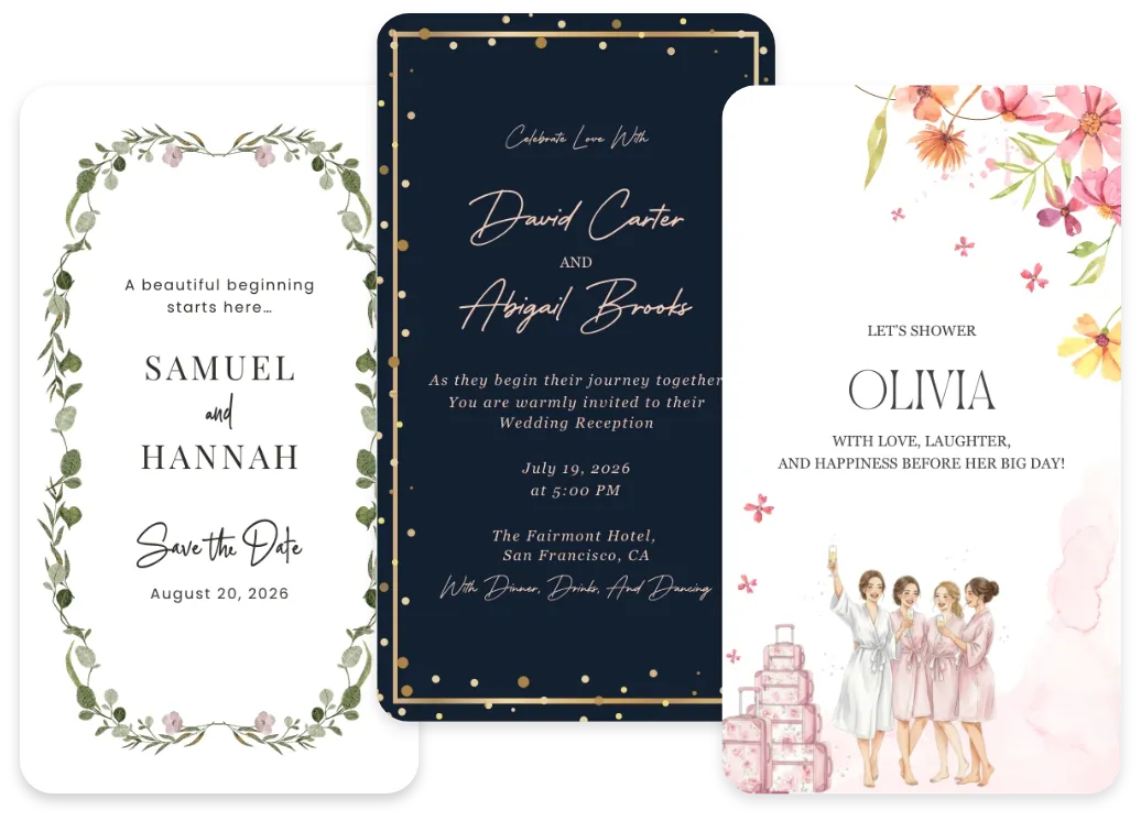 Beautiful Wedding Invitations Templates